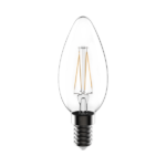E14 LED FILAMENT BULBS - HTCAF-4W 2.7K, E14 Holder, 4W, 400lm, Warm White2700K, 106 x 37